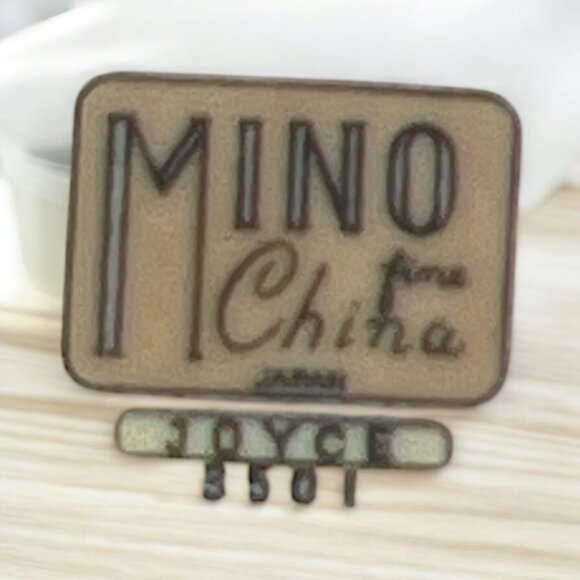 Vintage Mino China Floral Dessert Plates Set Of 4 With Yellow Rose Design - Picture 2 of 3